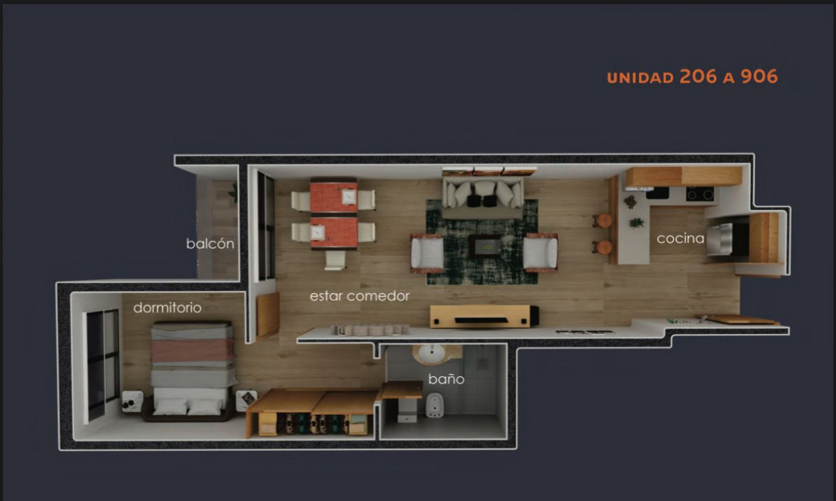 UNIDAD DISPONIBLE 206 AL 906