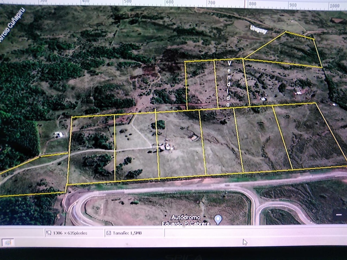 Venta de chacras 5hts Autodromo Rivera