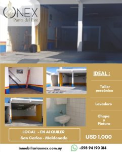 Local Comercial en Alquiler - San Carlos, Maldonado