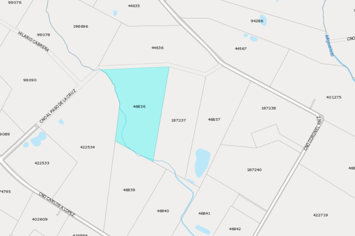 Venta terreno en zona Coronel Raíz y ruta 102