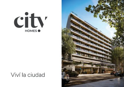 VENTA APARTAMENTO 1 DORMITORIO CITY HOMES, CORDÓN