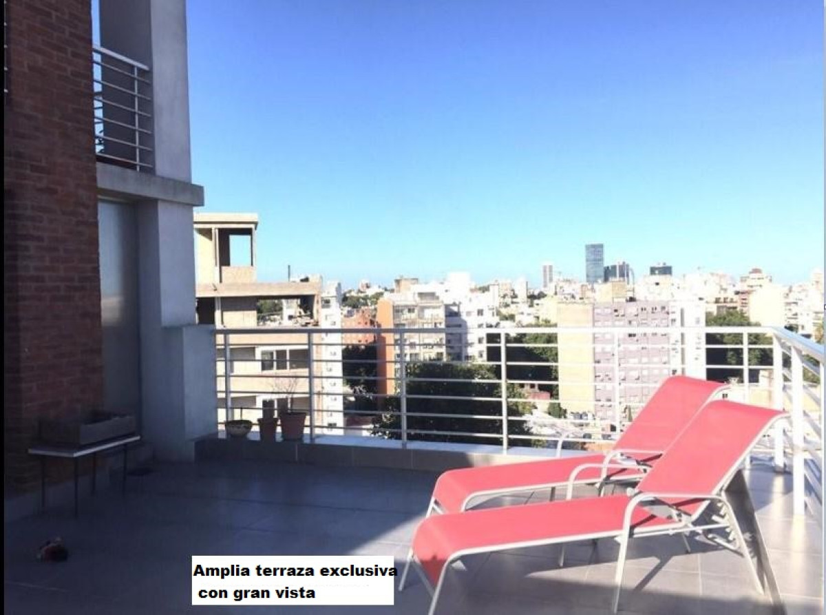 Penthouse Bartolito Mitre y Guayaqui:  Gran terraza con vista panorámica +Garage  en moderno Edificio.-