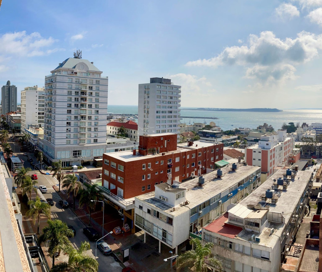Torre Gorlero Monoambiente en Piso Alto Con Estupenda Vista todo reciclado muy prolijo.-