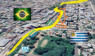 VENTA & ALQUILER LOCAL COMERCIAL o TERRENO RIVERA CENTRICA FRENTE A LA LINEA DIVISORIA BRASIL