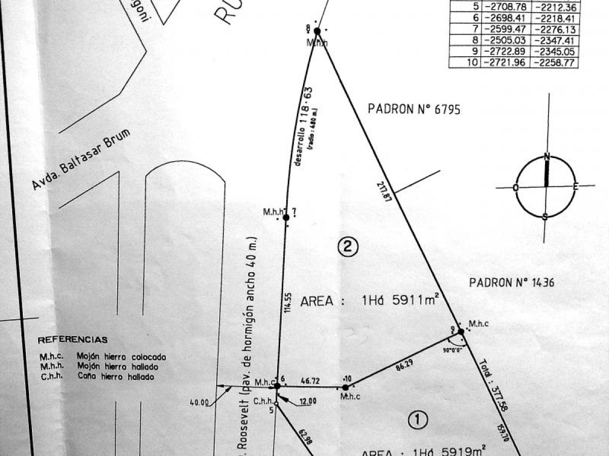 Importante terreno de 15.911 m2 para proyecto edilicio en venta en Colonia.
