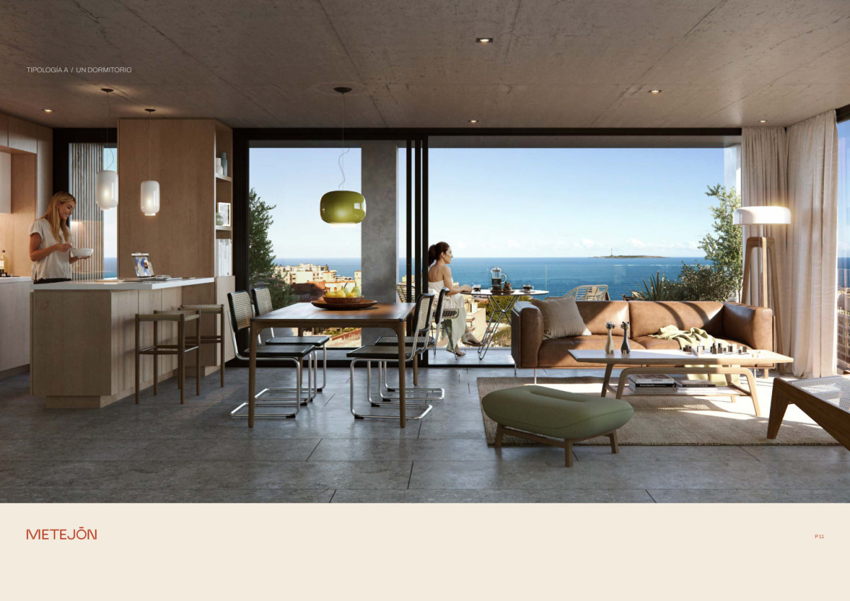 Apto 1 Dormitorio en Península con Vista al Mar 