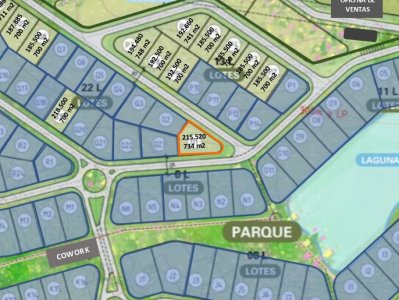 Lote esquinero en barrio privado, Punta del Este 