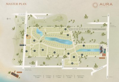 Lote 1.034 m2 en barrio privado pda 22 Playa Brava