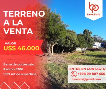 Terreno en Barra de Portezuelo