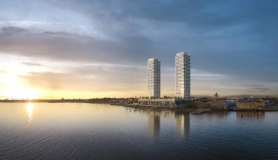 Venta de apto de dos dormitorios con impresionante terraza rodeando el apto