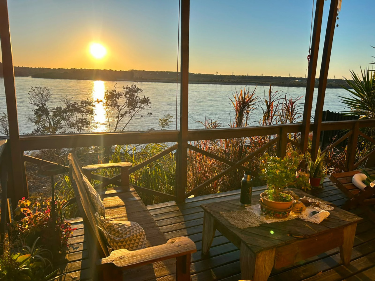 Casa con vista al rio en zona de Salto Grande