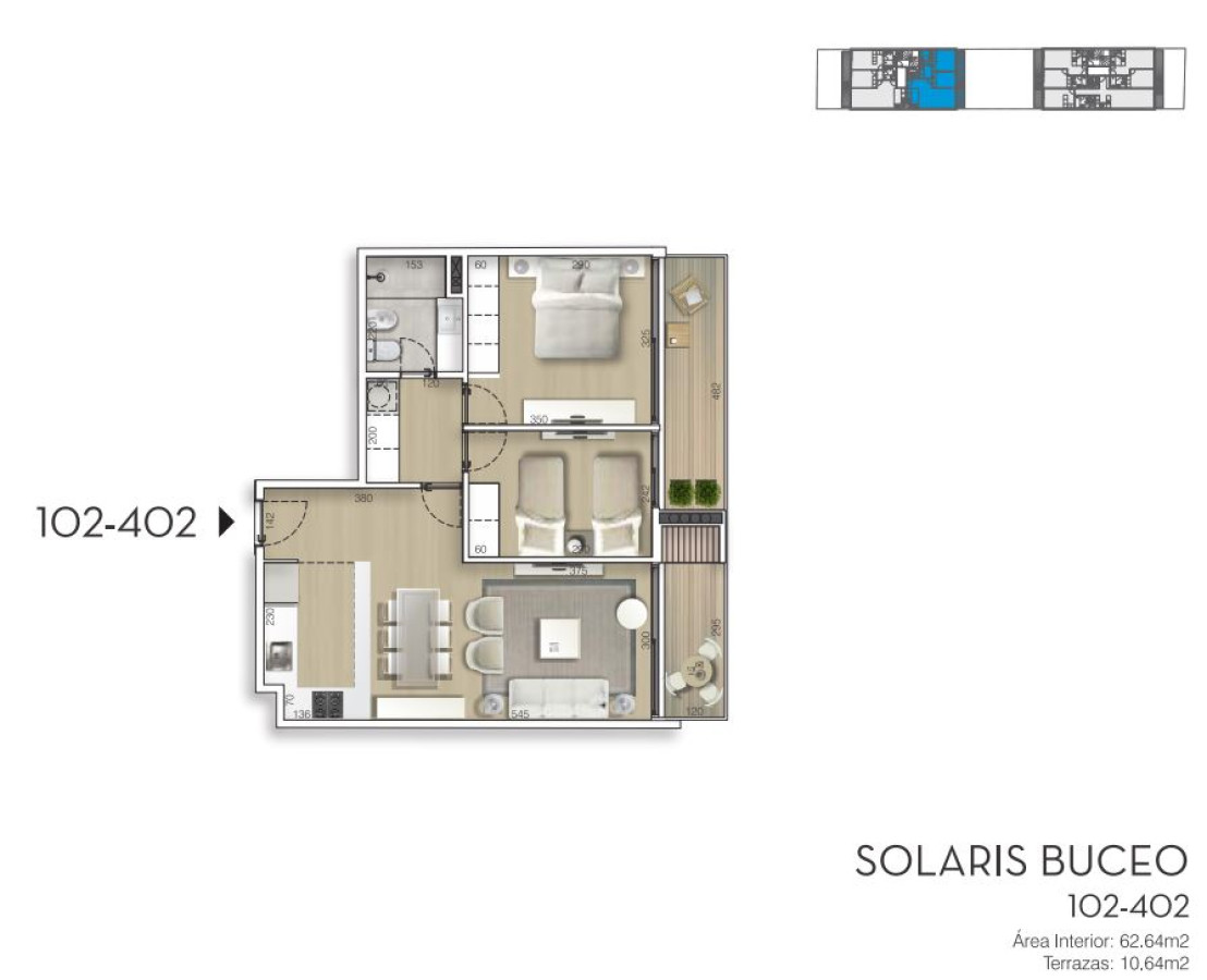 Venta apartamento en Solaris Buceo 2 dormitorios - A estrenar - Buceo