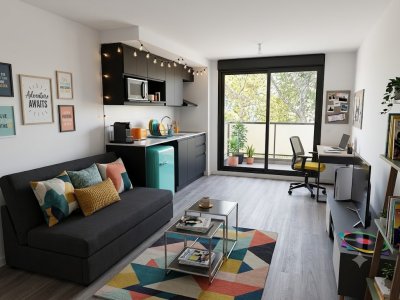 Alquiler apartamento monoambiente - La Blanqueada