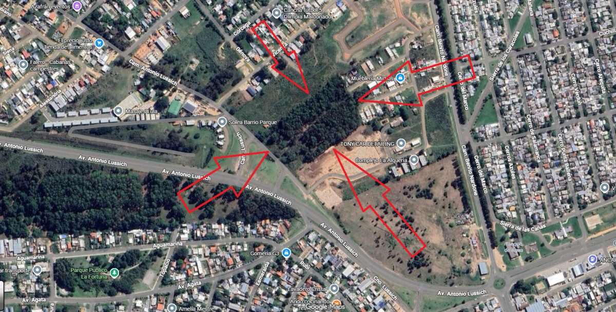 Terreno para inversión sobre Camino Lussich, ideal loteo o viviendas