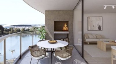 Frente al lago - Venta Ap.CIudad de la Costa 1D Terraza con parrillero Amenities 
