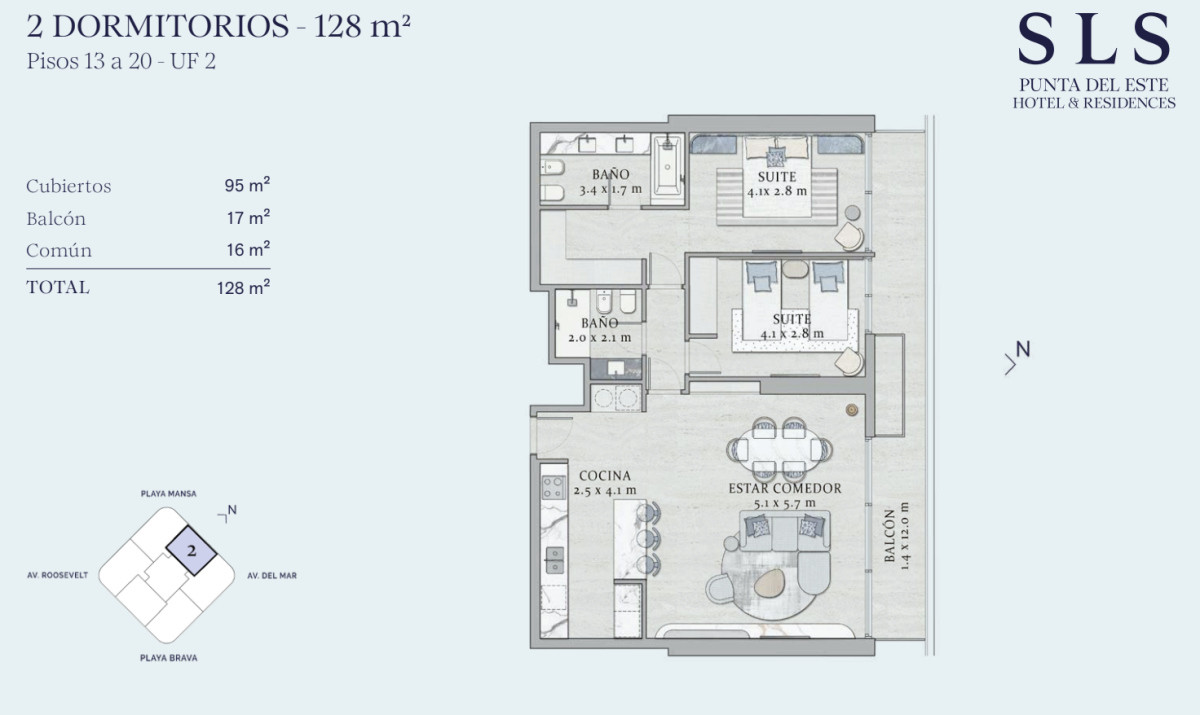 Apartamento de 2 dormitorios en pozo situado en la brava ideal para inversor