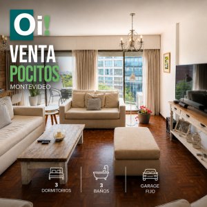 Apartamento en Venta de 3 dormitorios, 