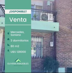 Casa de tres dormitorios en venta
