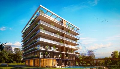 Apartamento en venta a estrenar de 2 dormitorios, Playa Mansa Punta del Este. 