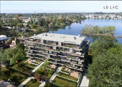 Apartamento en venta de 2 dormitorios en edificio Le Lac