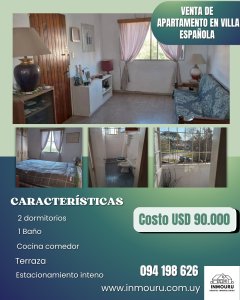 Venta de apartamento en Villa Española