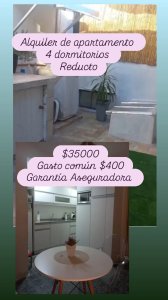 Alquiler de apartamento en Reducto, 4 dormitorios.