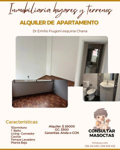 ALQUILER de apartamento en CORDON