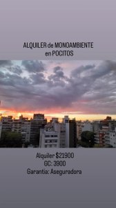 ALQUILER de MONOAMBIENTE en POCITOS 