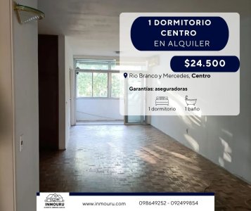 Se alquila en el Centro, apartamento 1 dormitorio