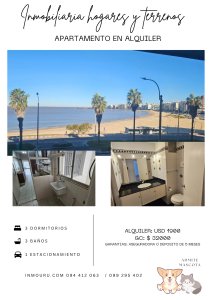 ALQUILER de apartamento de 3 dormitorios en POCITOS