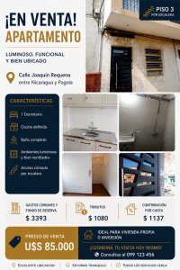 Venta de Apartamento en Tres Cruces