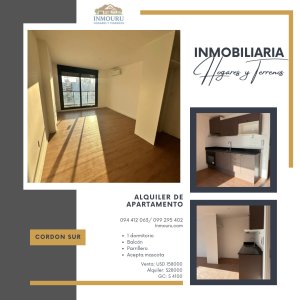 ALQUILER de apartamento en CORDON SUR