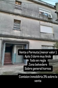 Venta O Permuta Belvedere