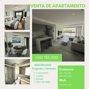 Venta de apartamento a estrenar en Rivera 