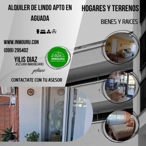 Alquilo lindo y amplo Apto en Aguada.