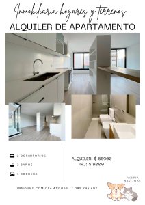 ALQUILER de apartamento de 2 dormitorios en VILLA BUIARRITZ 