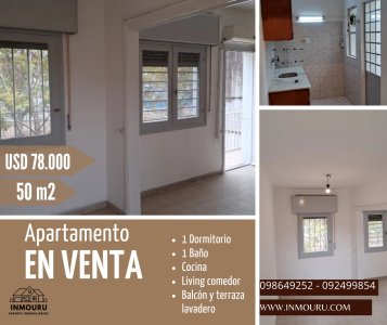 Se vende apartamento de 1 dormitorio, Capurro