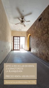 Se vende apto a reciclar en La Blanqueada