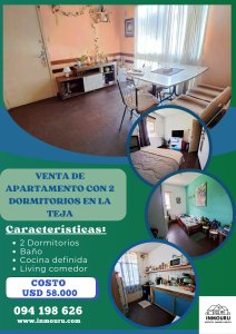 Venta de apartamento en La Teja
