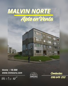 Venta de apartamento para reciclar Complejo Inve 16 en Malvin norte 