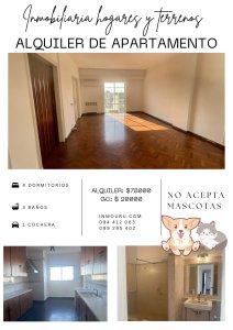 ALQUILER de apartamento en CORDON