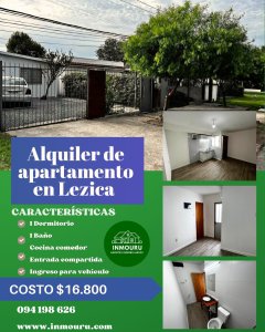 Traspaso alquiler de apartamento tipo casa en Lezica