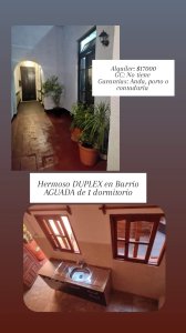 Alquiler de Duplex en barrio Aguada de 1 dormitorio
