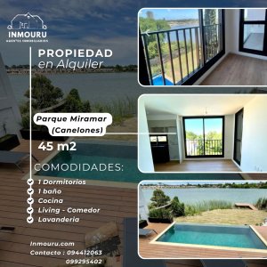 ALQUILER de apartamento de 1 dormitorio en PARQUE MIRAMAR