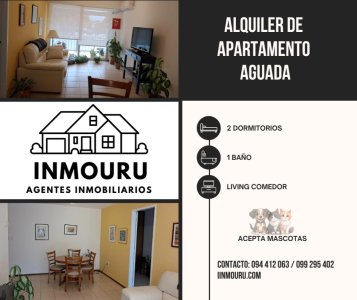 ALQUILER de apartamento de 2 dormitorios en AGUADA