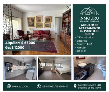 ALQUILER de apartamento de 2 dormitorios en PUERTO DE BUCEO