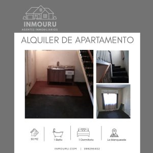 ALQUILER de apartamento en la blanqueada
