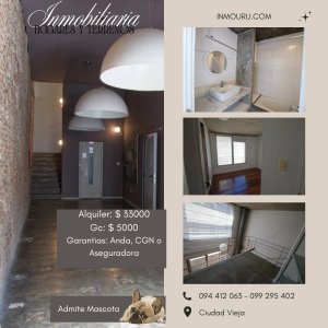 ALQUILER de apartamento en CIUDAD VIEJA 