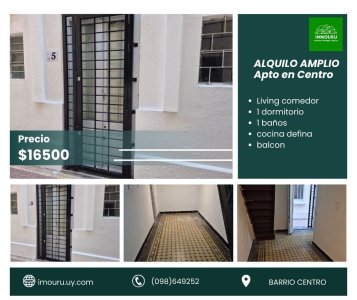 Alquilo Cómodo Apto ubicado en el Centro 