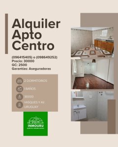 Alquiler de Apto en Centro 2 Dormitorio